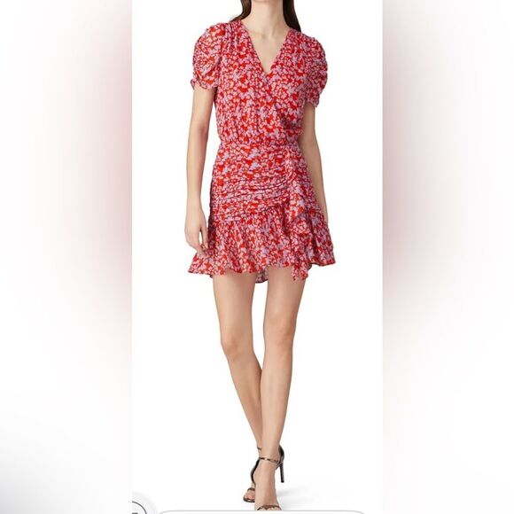 Tanya Taylor Printed Zora Dress Size 6 - Picture 1 of 10